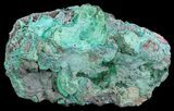 Malachite & Chrysocolla Geode - Congo #62065-2